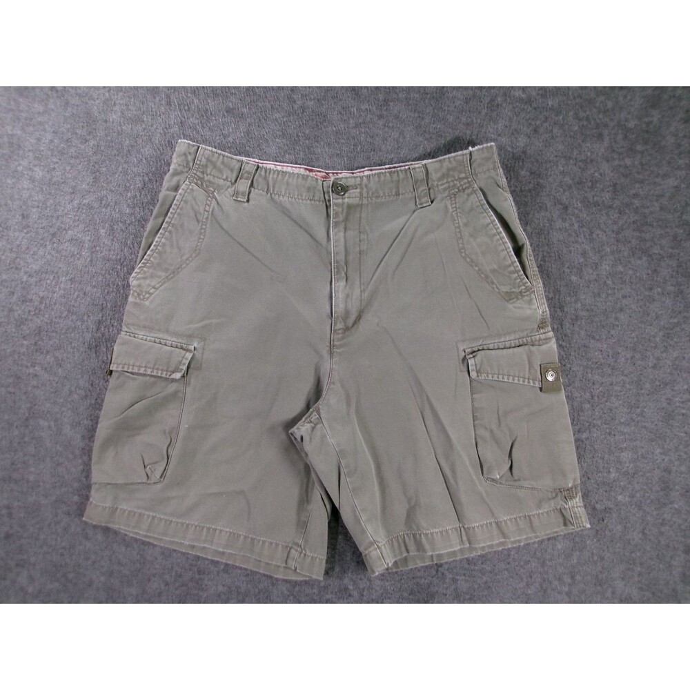 Arrow Cargo Shorts Mens 33 Olive Cotton Multiple Pockets Casual Summer Outdoors